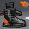 Herren Schneestiefel Wasserabweisend Winter Warm Knöchelstiefel für Herren Rutschfest Pelzfutter Kurze Stiefeletten Leicht Outdoor Sportlich Wanderschuhe