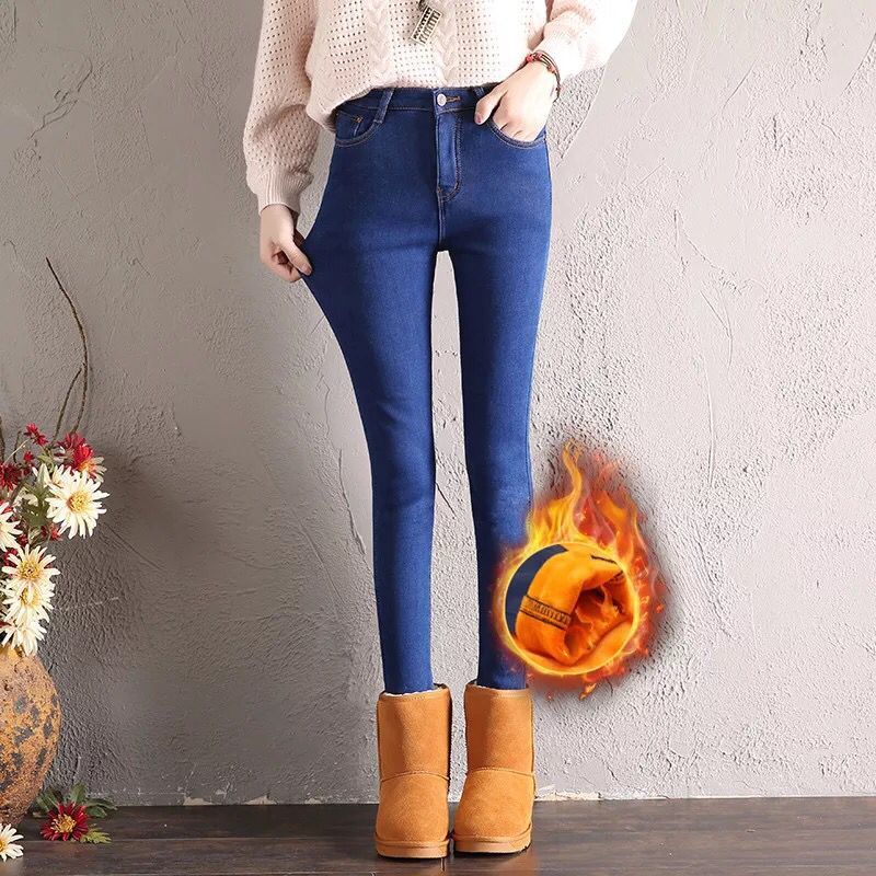 

Вельветовые джинсы с высокой посадкой женские весенне-осенние новые модные и тонкие эластичные брюки черные брюки большого размера 25