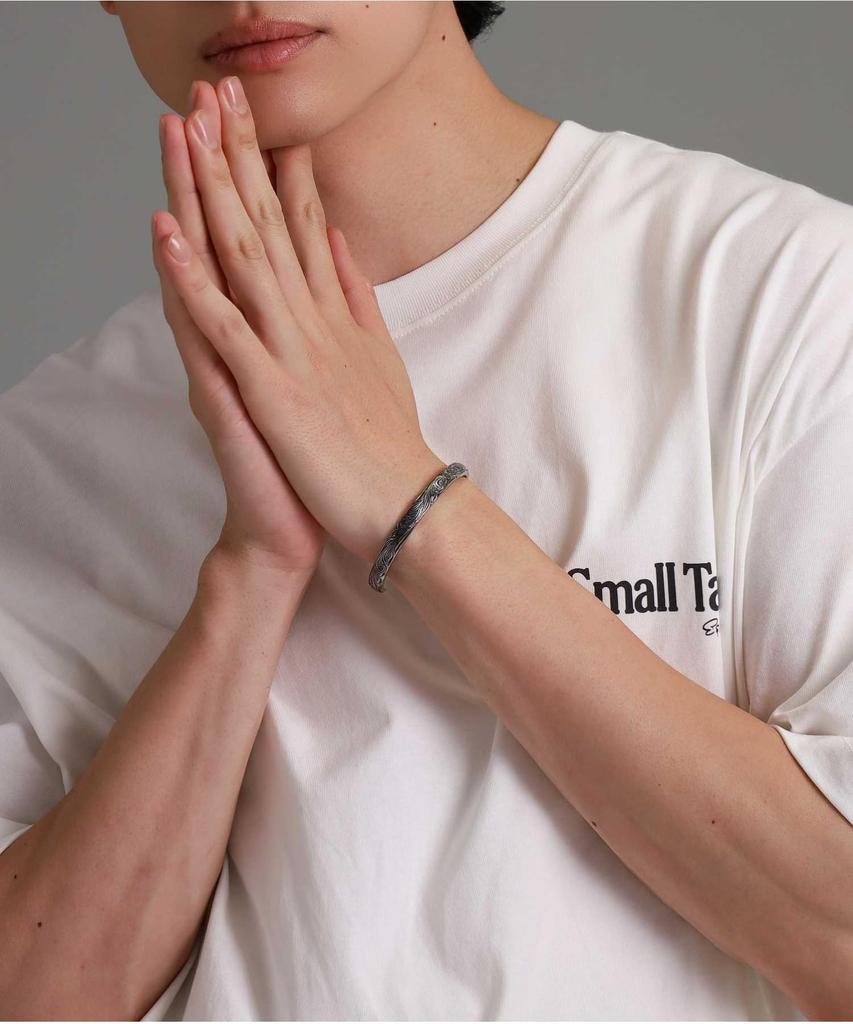 [Lionheart] Bangle/Wristband [Limited Edition] "HAWAIIAN" Round Bangle/Surgical Stainless Steel (Hypoallergenic)