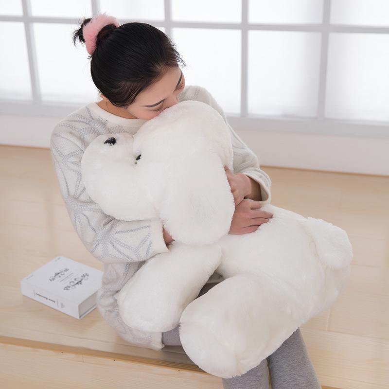 Simulation Puppy Plush Toy Cute Puppy Doll Indoor Ornament Rag Doll Birthday Gift