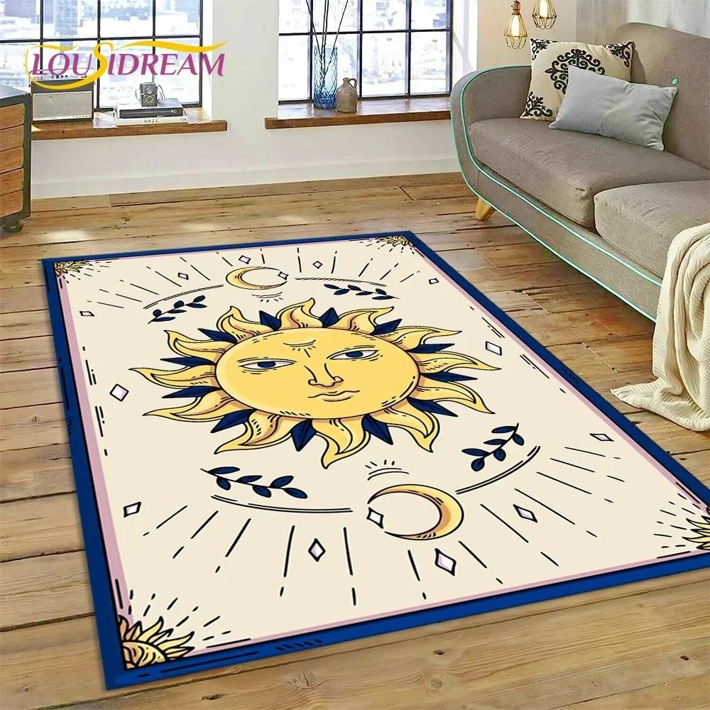 Crystal Velvet Ramadan Festival Golden Moon Lamp Carpet Area Rug Soft  Machine Washable Non-slip  Office  Entrance Door Mat