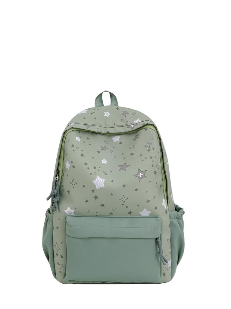 Schoolbag Star Printed Backpack Female Mori Small Fresh Sweet Large Capacity Student School Bag Lightweight Leisure Travel Backpack