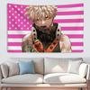 My Hero Academia Bakugo Katsuki American Flag Tapestry  Funny Outdoor Garage  Bedroom Wall Decor Printed Banner for Anime