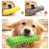 Rubber Dog Squeaky Toy Granular Massage Teeth Grinding Chew Toy Interactive Bite Resistant Pet Toy Relieve Boredom for