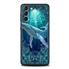 Blue Ocean Fish Phone Case Cover for Samsung Galaxy S26 S25 S24 S23 S22 S20 S21 FE Ultra S25 Edge Plus 5G Soft TPU Shell Fundas