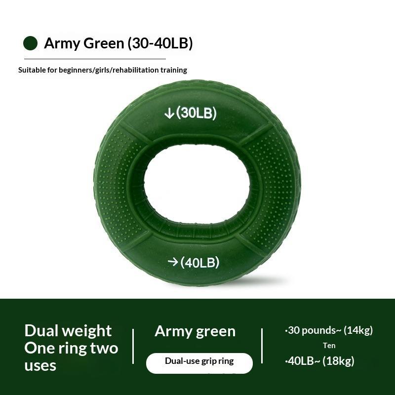 1Pc Silicone Finger Grip Circle For Adults Wrist Support Hand Strengthener Rehabilitation Training Double Strength