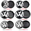 VW 3B7601171 4pcs 55mm 56mm 65mm 70mm Car Styling Wheel Center Cap Hub Covers Badge Accessories For VW Volkswagen 1J0601171