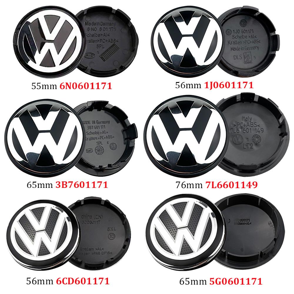 VW 3B7601171 4pcs 55mm 56mm 65mm 70mm Car Styling Wheel Center Cap Hub Covers Badge Accessories For VW Volkswagen 1J0601171