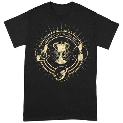 HARRY POTTER Unisex Adult Triwizard Seal T-Shirt