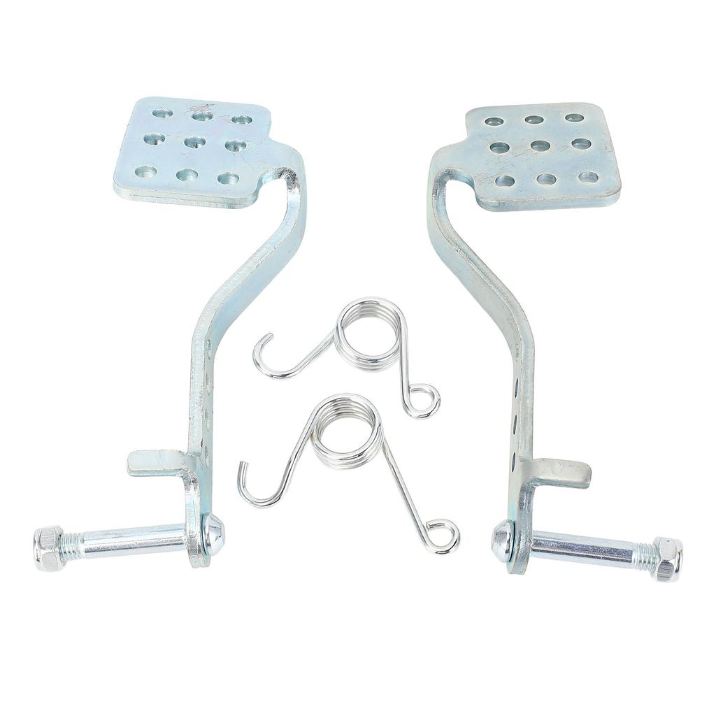 Go Kart Pedale Kit Rutschfest Go Kart Brems-Gaspedal mit Rückholfedern für 212cc 196cc 6.5hp 5.5hp Road Rocket