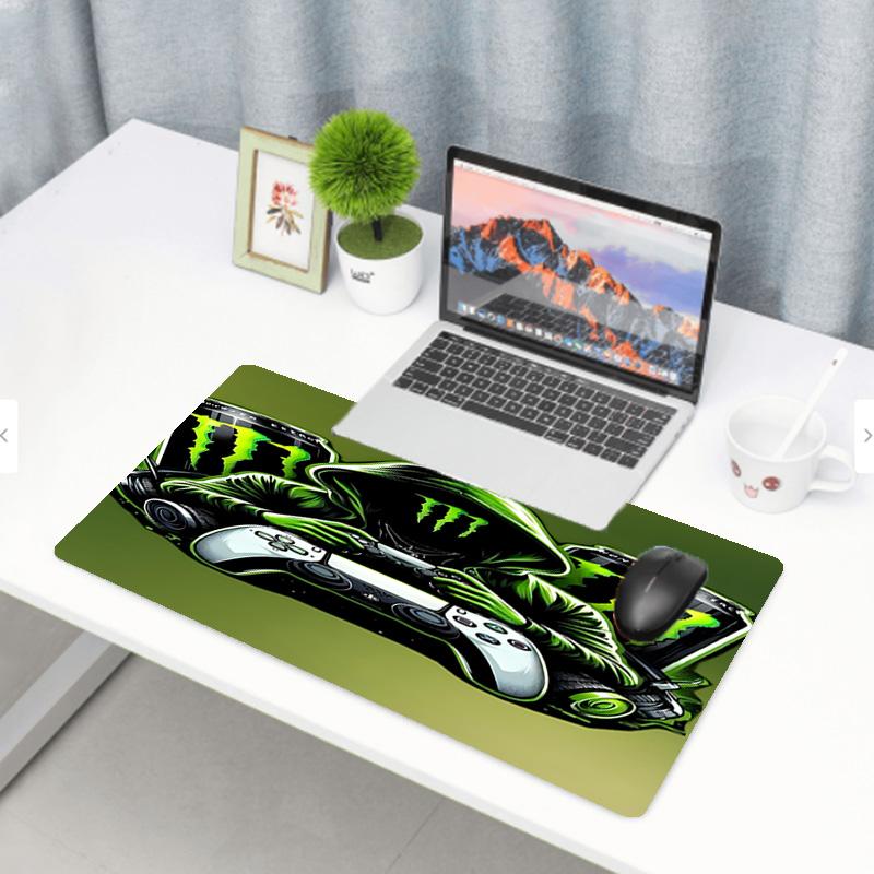 Podložka pod myš s potiskem Monster Energy, Protiskluzová podložka na plochu pro klávesnici, pro PC Laptop Herní Pracovní Denní Použití, Skvělý Festivalový Narozeninový Dárek