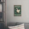 Vintage Metal Wall Art Sign 20x30cm Home Decor Retro Plaque