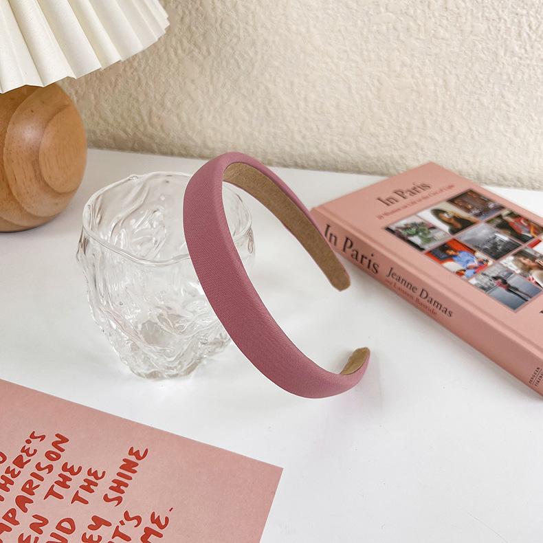 

Розовая коллекция Обруч для волос Повязка на голову Женская Модная Повязка Широкий Мягкий Головной убор Девушки Сладкий Милый Ободок для волос Аксессуары для волос Новинка