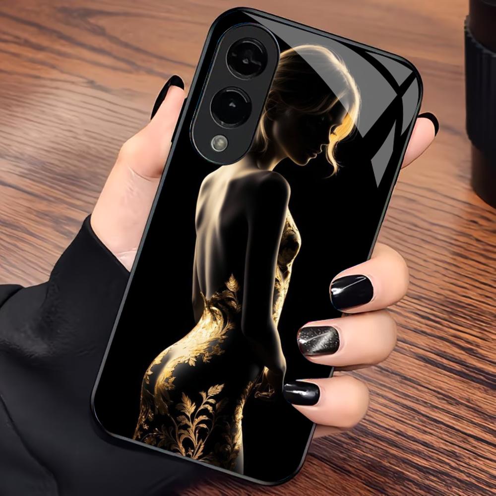 Beautiful woman Sexy PhoneCase Glass PhoneCase for Samsung Galaxy S26 S25 S24 S23 S22 S21 FE Ultra Plus Dropresistant Mr. / Mrs.