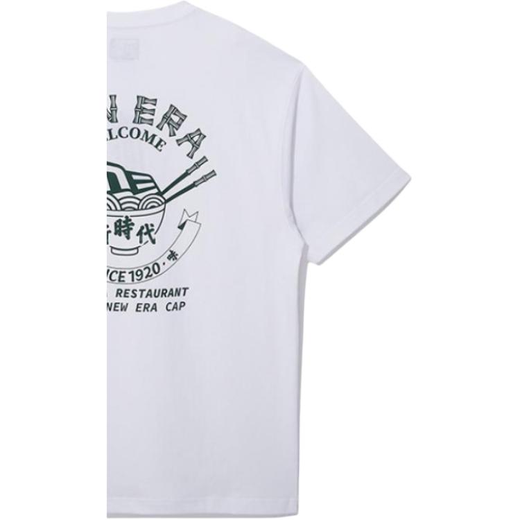New Era SS25 Back Logo Letter Comfortable Minimalist New Chinese Style Short Sleeve T-Shirt Unisex T-Shirt 14529336