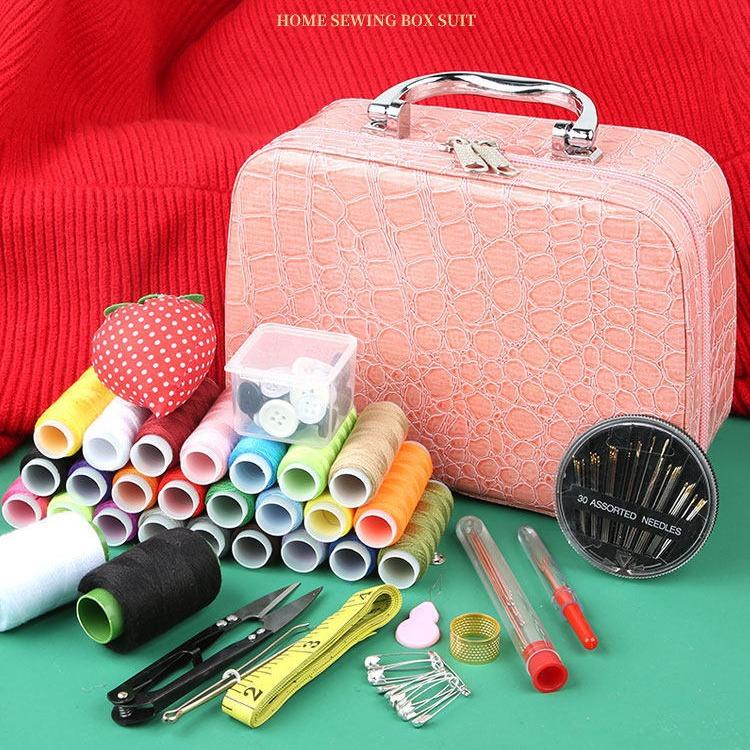 Household Sewing Box Set Wedding Sewing Kit Primary School Dormitory Portable High-End Large Sewing Needle And Thread Toolbox