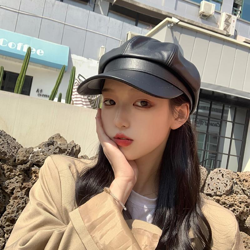 Newsboy Hat Octagonal Ivy Visor Cap 