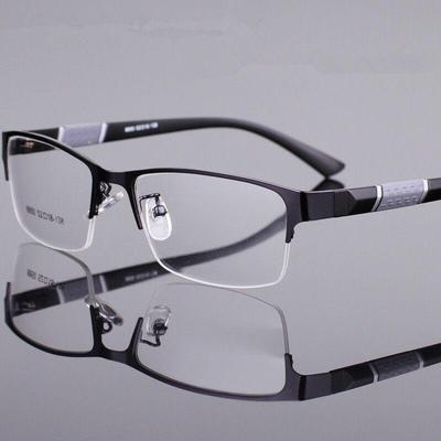 High-Definition Half-Frame Anti-Fatigue Reading Glasses - Black Unisex Fashion for Elderly
