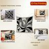2D Abstract Black & White Patterned Pillow Covers Pattern Cushion Cover Suitable For Sofa Bedroom Car Pillow Cover