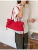 Korean Women's Casual Nylon High-End Tote Bag: Stylish, Large-Capacity, Single Shoulder Commute Handbag