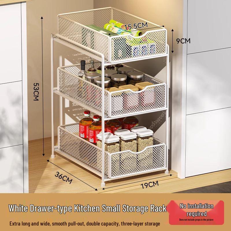 Ausziehbares Unterschrank-Aufbewahrungsregal