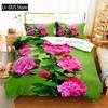 Flower Plants Bedding Set Duvet Cover Set 3d Bedding Digital Printing Queen Size Bedding Set Fashion Design