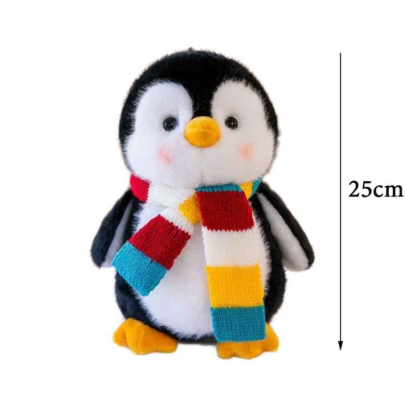 Jucarie Plush Penguin Toy 25cm Soft Stuffed Animal Cuddly Comfort Doll Birthday Gift for Kids Boys Girls