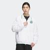 adidas VERBIAGE Woven Jacket Logo Sports Casual Collared Jacket Men’s White
