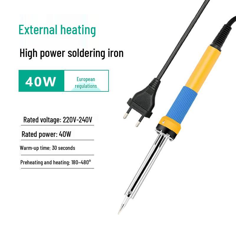 

High-Power External Heating Electric Soldering Iron for Home and DIY Projects