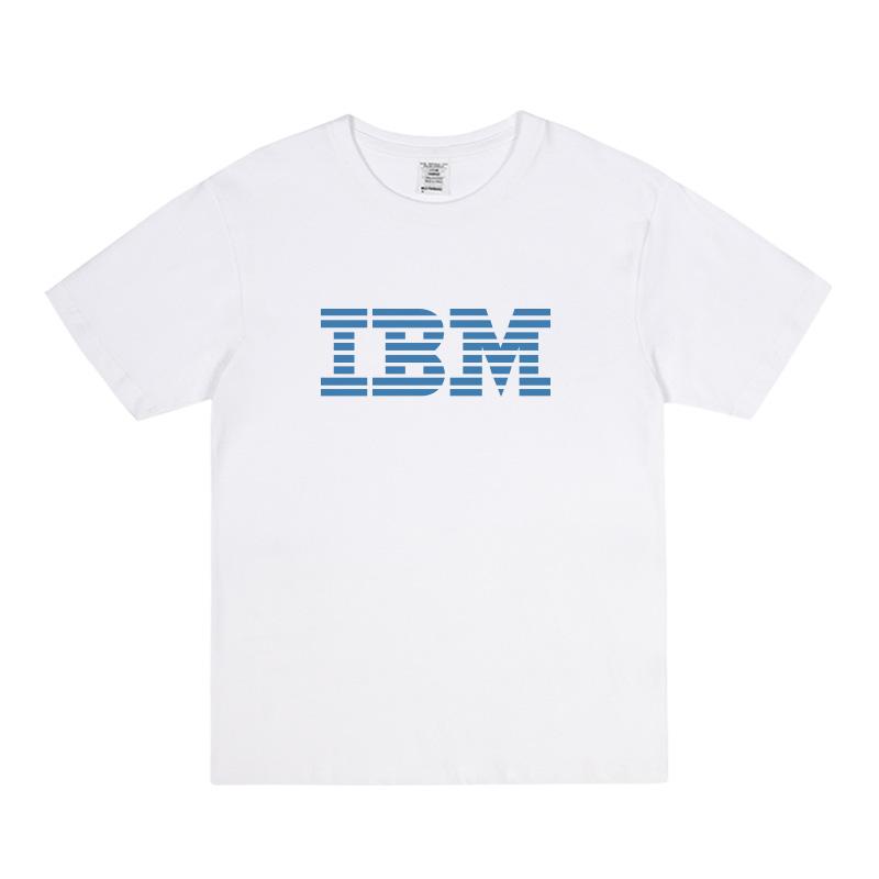 

Футболка с принтом в виде британского кино «Рыцарство» и логотипа IBM, мужская и женская футболка с коротким рукавом, мужская уличная одежда XXXL