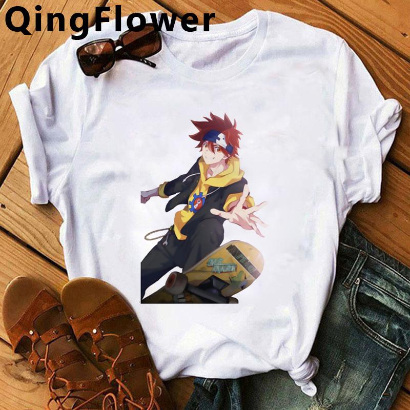 Sk8 The Infinity Skateboard Boys Skate Infinity T-Shirt Female Kawaii Print Couple Graphic Tees Women T Shirt Harajuku Kawaii