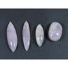 75Cts. Natural Pink Kunzite Mix Shape Cabochon Loose Gemstone 4Pcs Lot C-1855