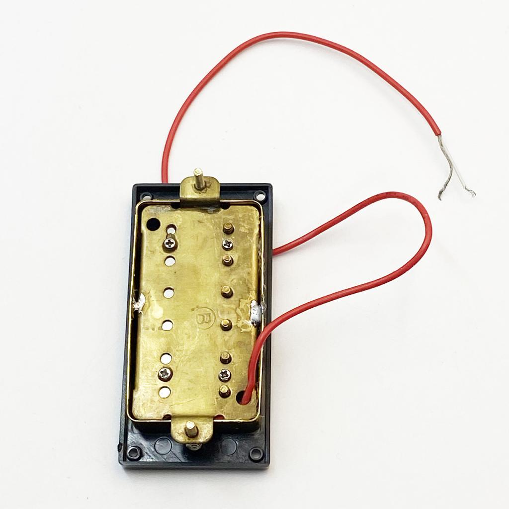 LP Electric Guitar Pickups Adjustable-Screw Double-Coil Pickups Dual-Coil Pickups 50/52mm String Spacing, Gold