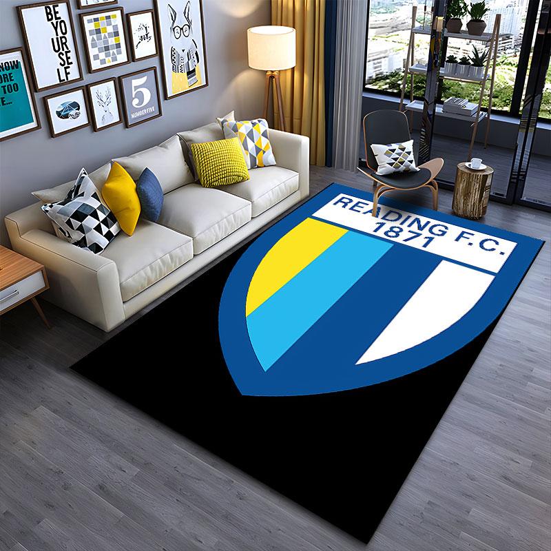 Reading F.C. 1871 Logo Carpet suitable as a non-slip mat for the living room or bedroom sofa