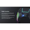 For PS5 Bluetooth Game Controller Hall Joystick Motion Sensing Vibration Wireless Controller with RGB Colorful Lighting Effect