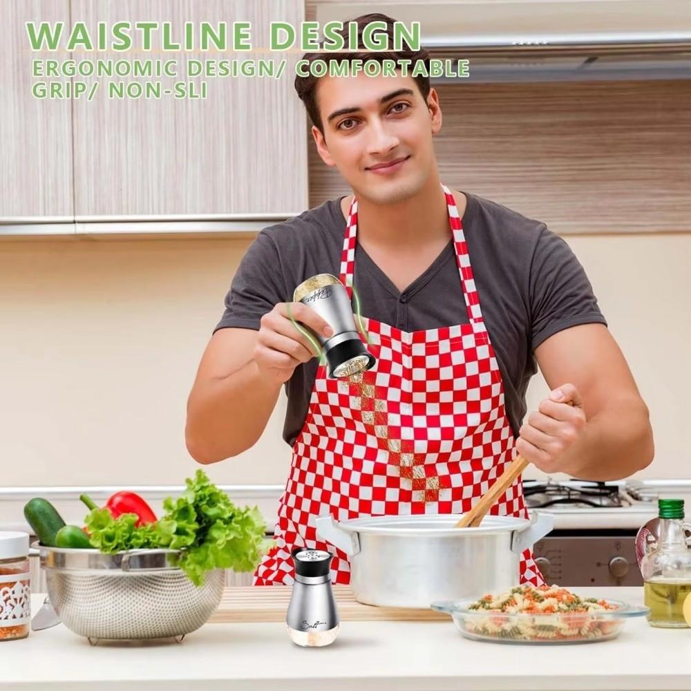 2 Stück Feuchtigkeitsdichte Gewürzflaschen Auslaufsicherer Zucker- und Salzbehälter Küchenzubehör