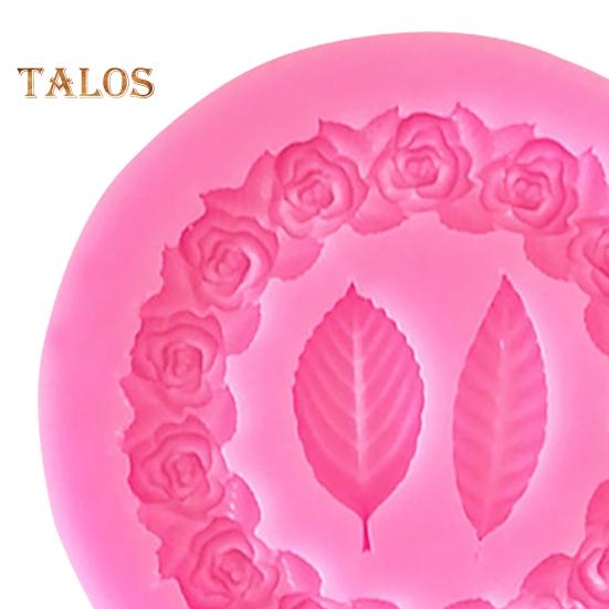 Fondantform, Küchenhelfer, DIY, wiederverwendbar, nützliche Blumenform, klare Textur, Schokoladenform zum Backen