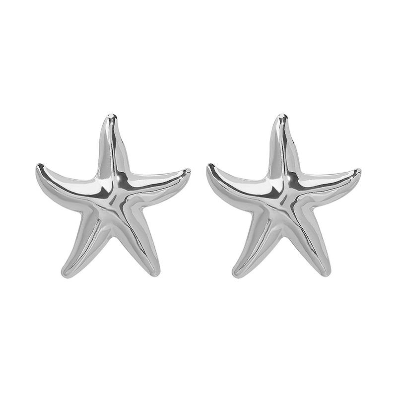 Vintage náušnice s hvězdicemi Minimalistické visací náušnice Plážové prázdninové puzetové náušnice pro ženy