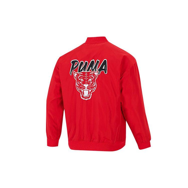 Puma Jackets Men's Red Baseball Collar Moderate Other 534668-11