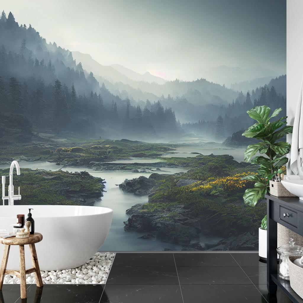 Photomural Breathtaking Landscape 4K Background Non-Woven 368x280