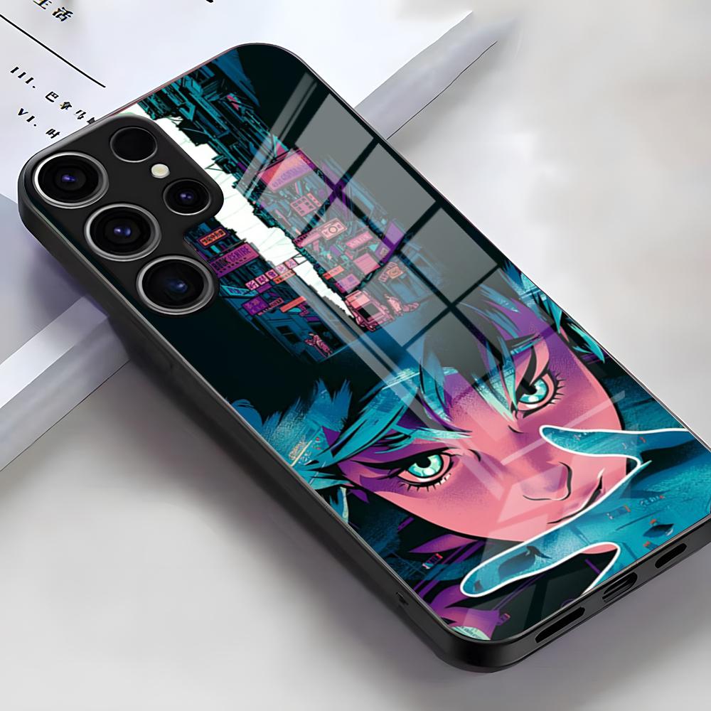 Ghost In The Shell Phone Case For Samsung S26 S25 Edge Ultra S23 S22 S21 S20 Ultra Plus S24 Fe A54 A53 A25 Glass Cover