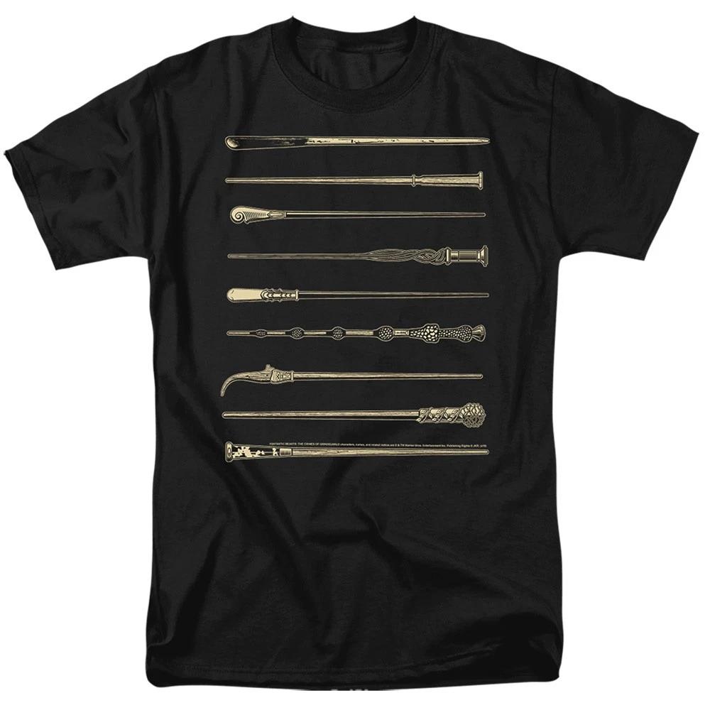 Fantastic Beasts 2 Wands Licensed Adult T-Shirt L