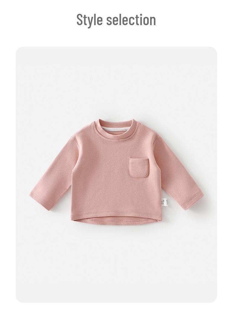 Shu Velvet Autumn Infant Base Layer: Warm Top for Baby Boys & Girls