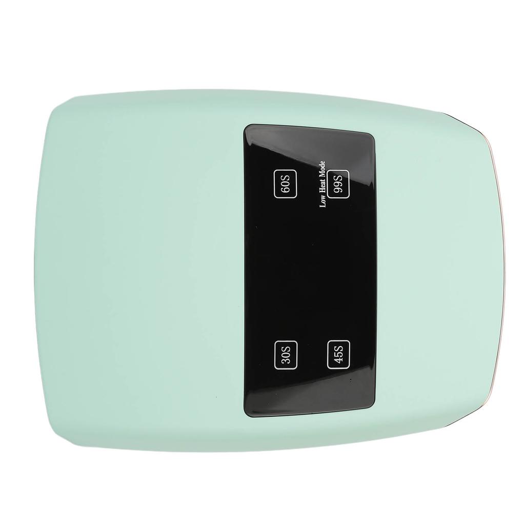 96W Nail Gel Dryer 32pcs Light Chips 4 Time Setting LED Screen Nail Polish Curing Lamp 100‑240V EU