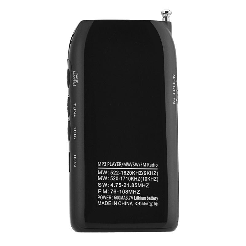 Germany 2026 All-Wave Mini MP3 Player & FM/MW/SW Radio