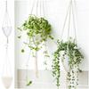 White Hanging Plant Pot Eggshell Shape Planter Self Watering Plant Pot  Indoor Outdoor Ornament