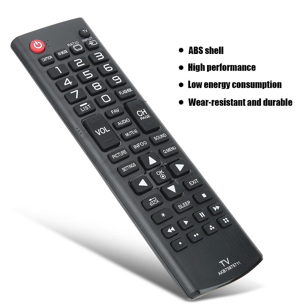 Replacement TV Remote Control for LG AKB73975711 and for LG 32LB550B 32LB550BUC 32LB5600 (Not Include Battery)