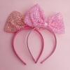 Colorful Glitter Bow Headband - Festival & Party Accessory for Kids