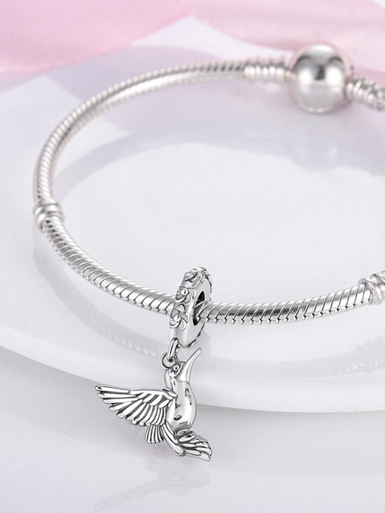 Charms Plata Colorful Birds Peacocks Butterfly Bead Copper Plated Fit Copperoriginal Bracelet For Jewelry Making Diy Charm