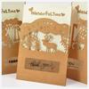 120 Pcs/Pack Thank You For Your Order Stickers 3x1 Inch Rectangle Labels For Small Business Handmade Decor Kraft Paper Stickers